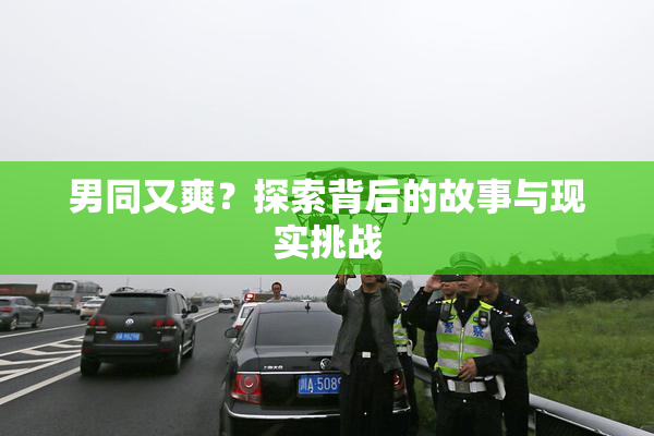 男同又爽？探索背后的故事与现实挑战