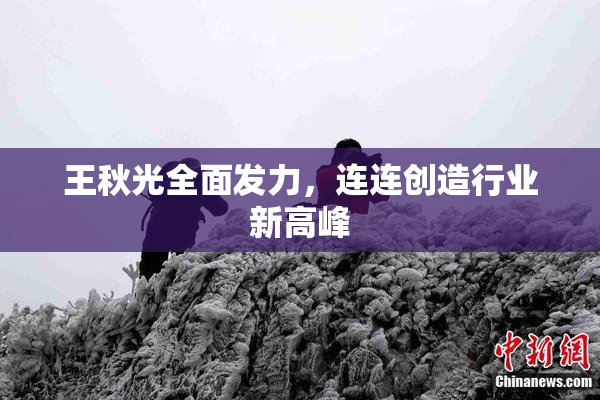 王秋光全面发力，连连创造行业新高峰