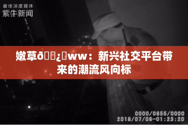 嫩草🌿‌ww：新兴社交平台带来的潮流风向标