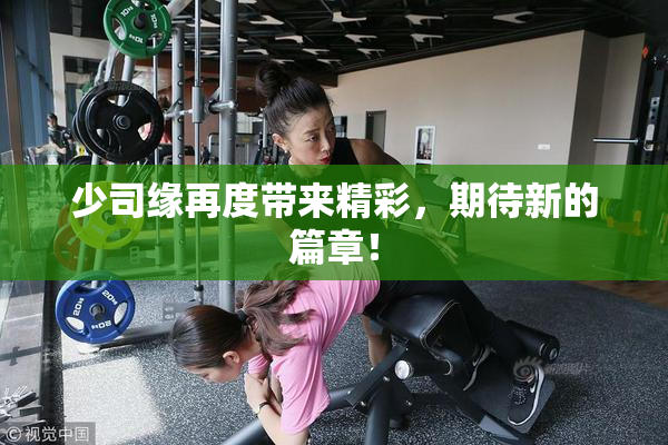 少司缘再度带来精彩，期待新的篇章！
