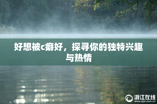 好想被c癖好，探寻你的独特兴趣与热情
