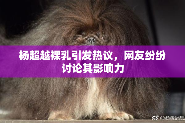 杨超越裸乳引发热议，网友纷纷讨论其影响力