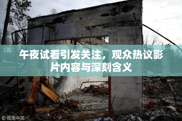 午夜试看引发关注，观众热议影片内容与深刻含义