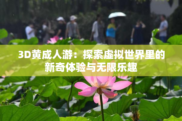 3D黄成人游：探索虚拟世界里的新奇体验与无限乐趣