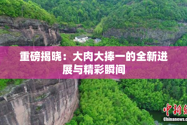 重磅揭晓：大肉大捧一的全新进展与精彩瞬间