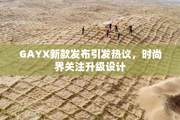 GAYX新款发布引发热议，时尚界关注升级设计
