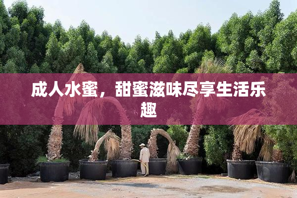 成人水蜜，甜蜜滋味尽享生活乐趣