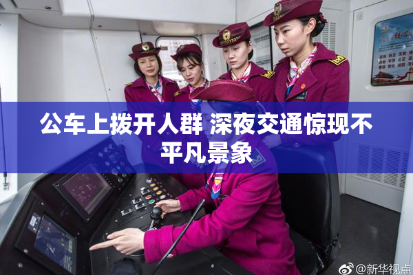 公车上拨开人群 深夜交通惊现不平凡景象