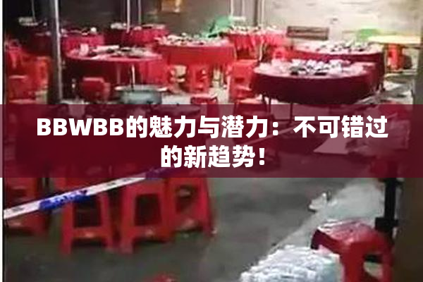 BBWBB的魅力与潜力：不可错过的新趋势！