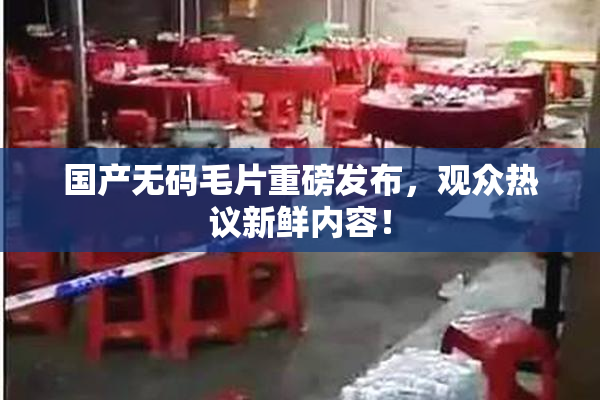 国产无码毛片重磅发布，观众热议新鲜内容！