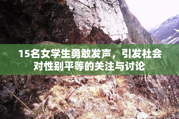 15名女学生勇敢发声，引发社会对性别平等的关注与讨论