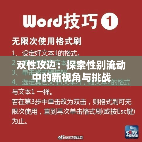 双性攻边：探索性别流动中的新视角与挑战