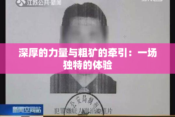 深厚的力量与粗犷的牵引：一场独特的体验