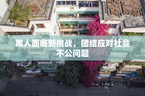 黑人面临新挑战，团结应对社会不公问题