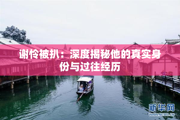 谢怜被扒：深度揭秘他的真实身份与过往经历