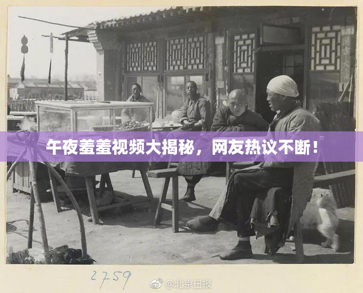 午夜羞羞视频大揭秘，网友热议不断！