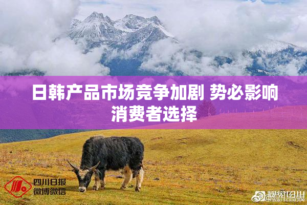 日韩产品市场竞争加剧 势必影响消费者选择