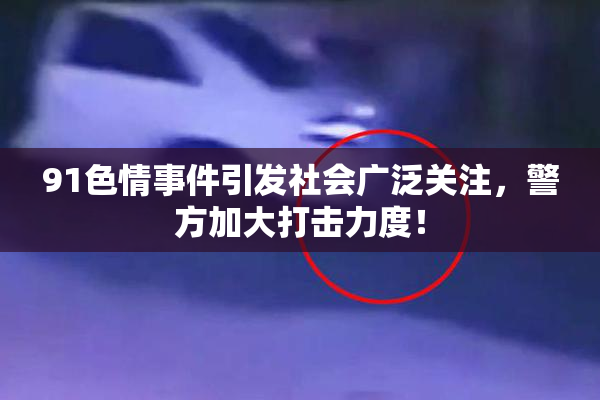 91色情事件引发社会广泛关注，警方加大打击力度！