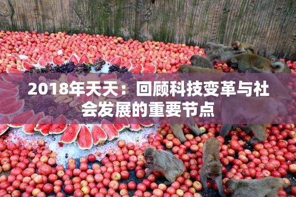 2018年天天：回顾科技变革与社会发展的重要节点