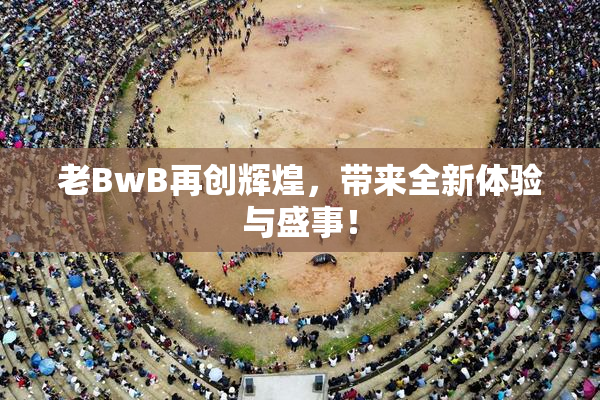 老BwB再创辉煌，带来全新体验与盛事！