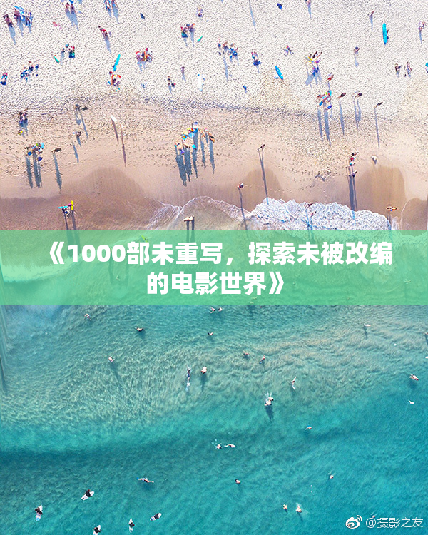《1000部未重写，探索未被改编的电影世界》