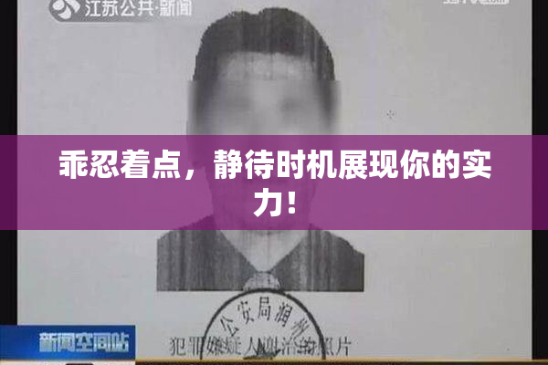 乖忍着点，静待时机展现你的实力！