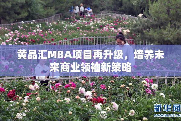 黄品汇MBA项目再升级，培养未来商业领袖新策略