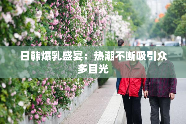 日韩爆乳盛宴：热潮不断吸引众多目光