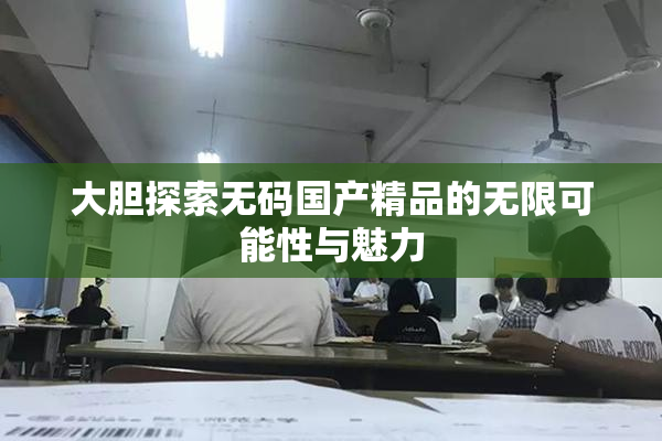 大胆探索无码国产精品的无限可能性与魅力