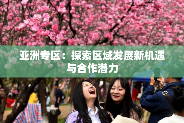 亚洲专区：探索区域发展新机遇与合作潜力