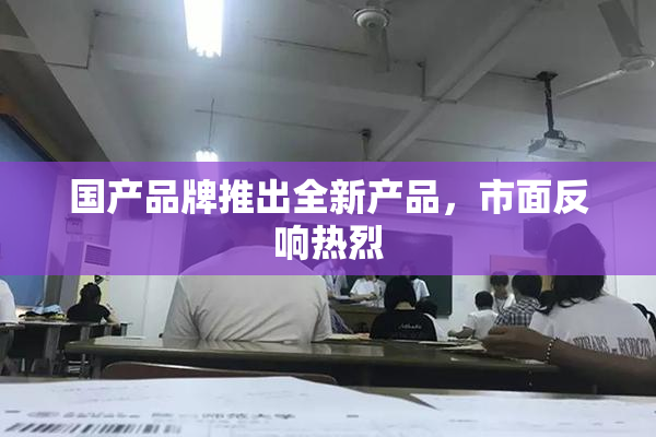 国产品牌推出全新产品，市面反响热烈
