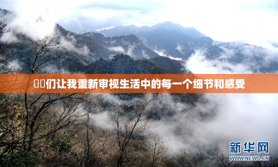 妺妺们让我重新审视生活中的每一个细节和感受