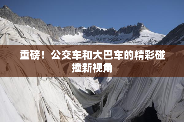 重磅！公交车和大巴车的精彩碰撞新视角