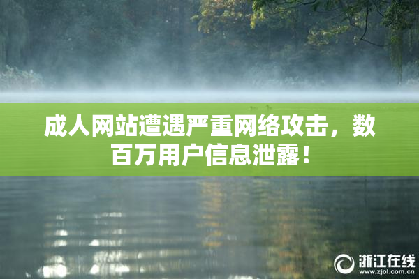 成人网站遭遇严重网络攻击，数百万用户信息泄露！