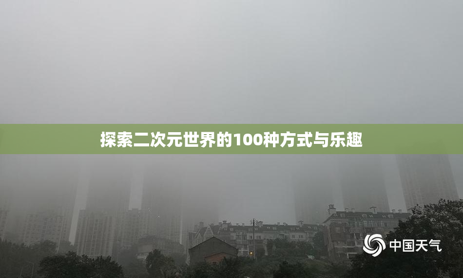 探索二次元世界的100种方式与乐趣