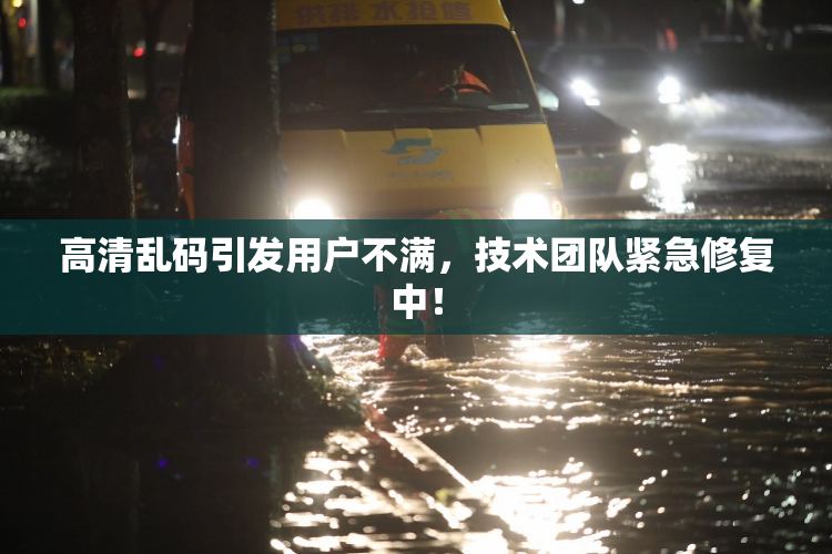高清乱码引发用户不满，技术团队紧急修复中！