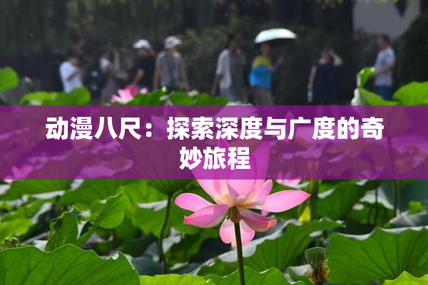 动漫八尺：探索深度与广度的奇妙旅程