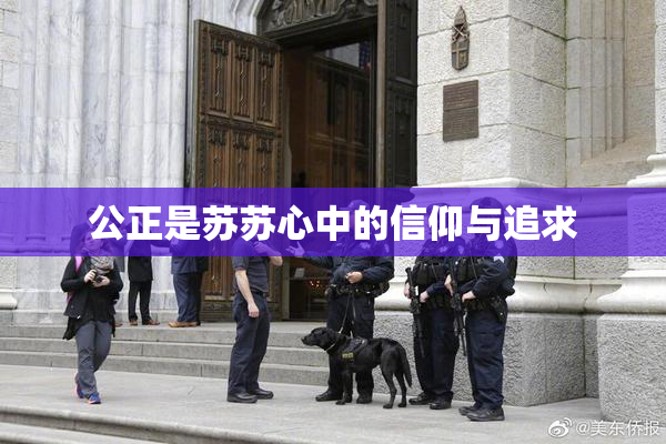 公正是苏苏心中的信仰与追求