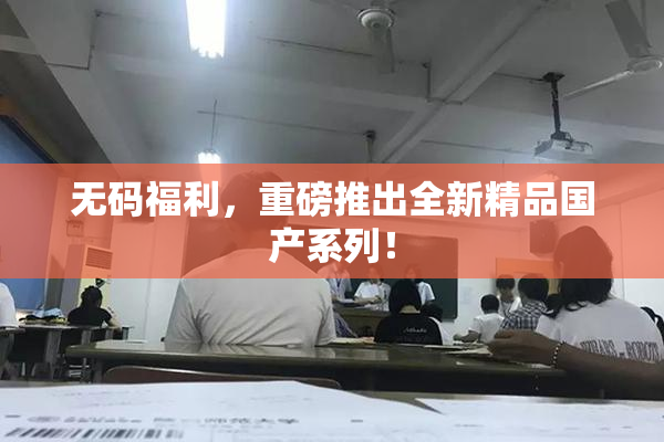无码福利，重磅推出全新精品国产系列！