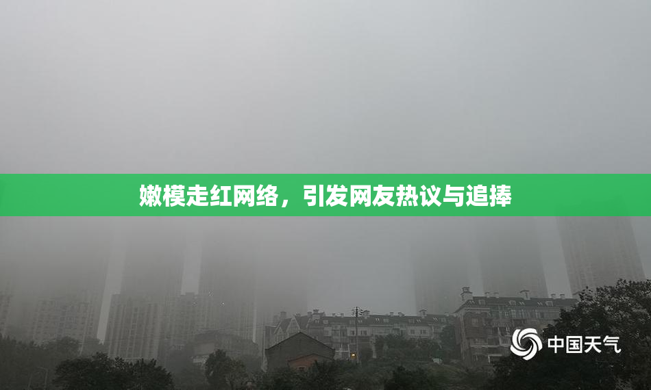 嫩模走红网络，引发网友热议与追捧