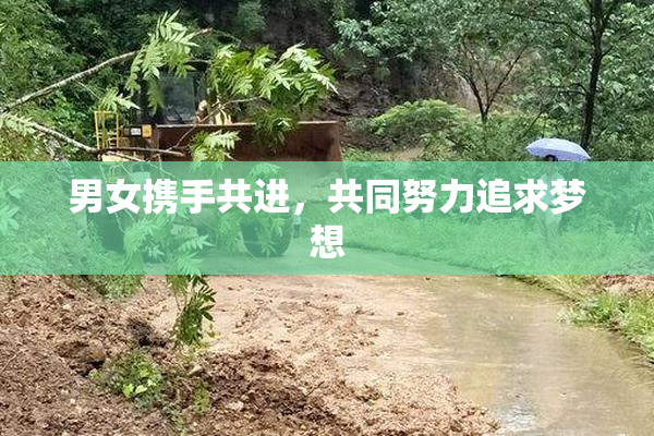 男女携手共进，共同努力追求梦想