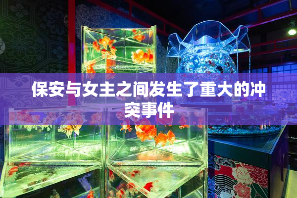 保安与女主之间发生了重大的冲突事件