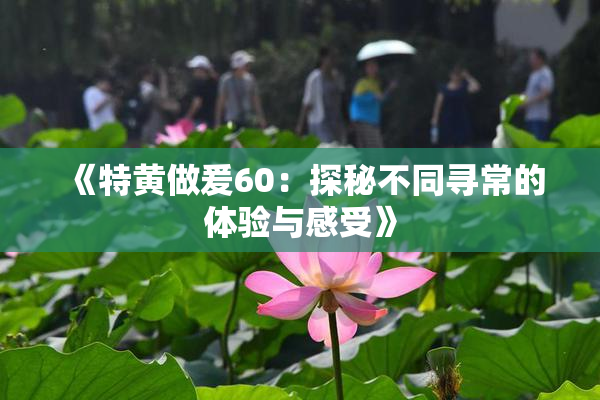 《特黄做爰60：探秘不同寻常的体验与感受》