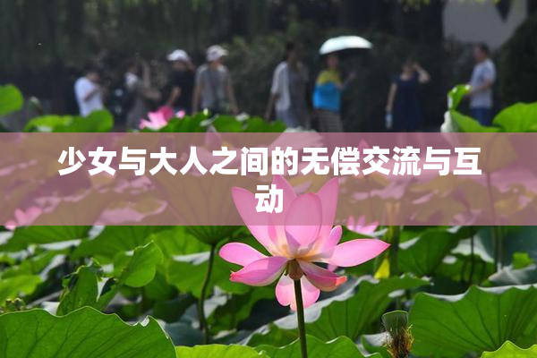 少女与大人之间的无偿交流与互动