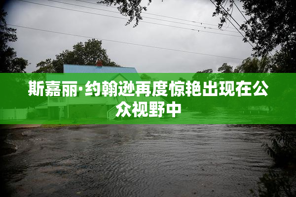 斯嘉丽·约翰逊再度惊艳出现在公众视野中