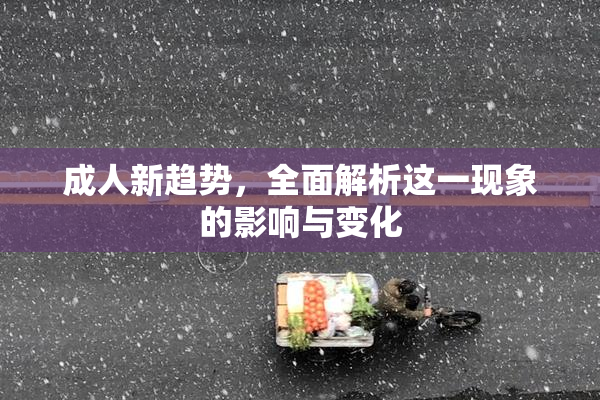成人新趋势，全面解析这一现象的影响与变化