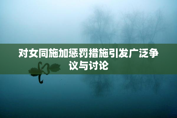 对女同施加惩罚措施引发广泛争议与讨论