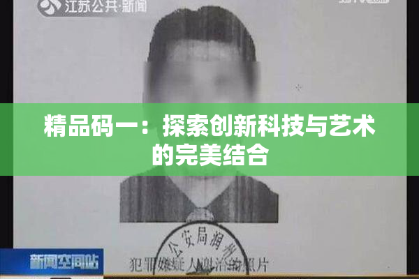 精品码一：探索创新科技与艺术的完美结合