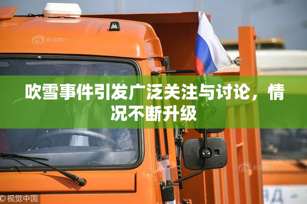 吹雪事件引发广泛关注与讨论，情况不断升级