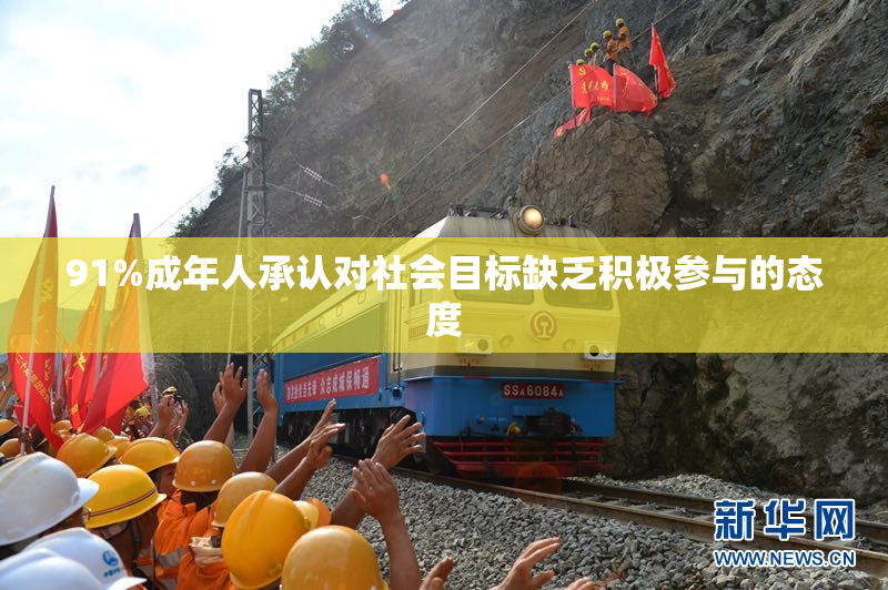 91%成年人承认对社会目标缺乏积极参与的态度